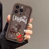 Christmas cartoon elk for iPhone16ProMax phone case 14 Apple 13 matte 12/15 Premium 11