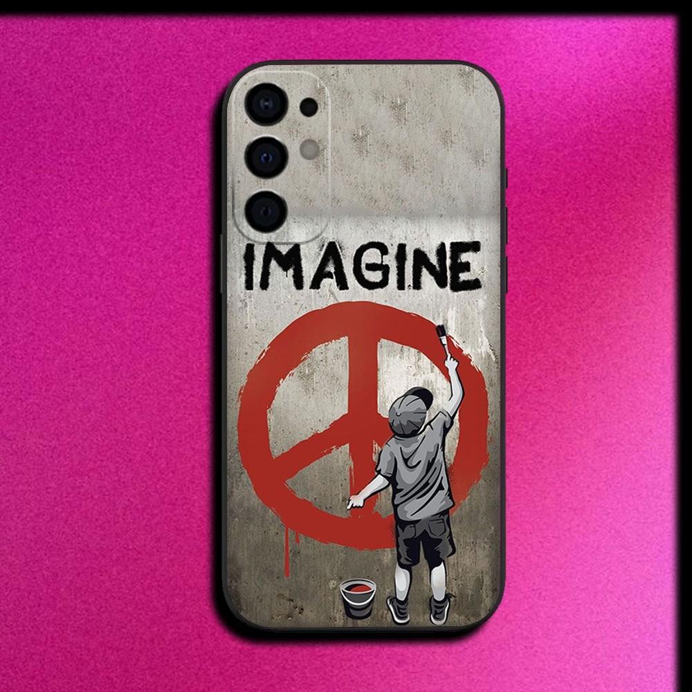 Street Art Banksy Graffiti Phone Case For Samsung S25,S24,S21,S22,S23,S30,Ultra,S20,Plus,Fe,Lite,Note,10,9,5G Black Cover
