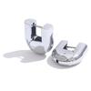 Polished PVD U Shape Hoop Earrings Waterproof Glossy Finish Chunky Hoop Earrings 18K Gold Plated Heavy Design Huggie Hoops