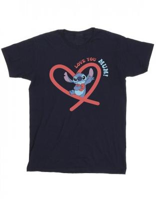 Mens Lilo & Stitch Love You Mum T-Shirt
