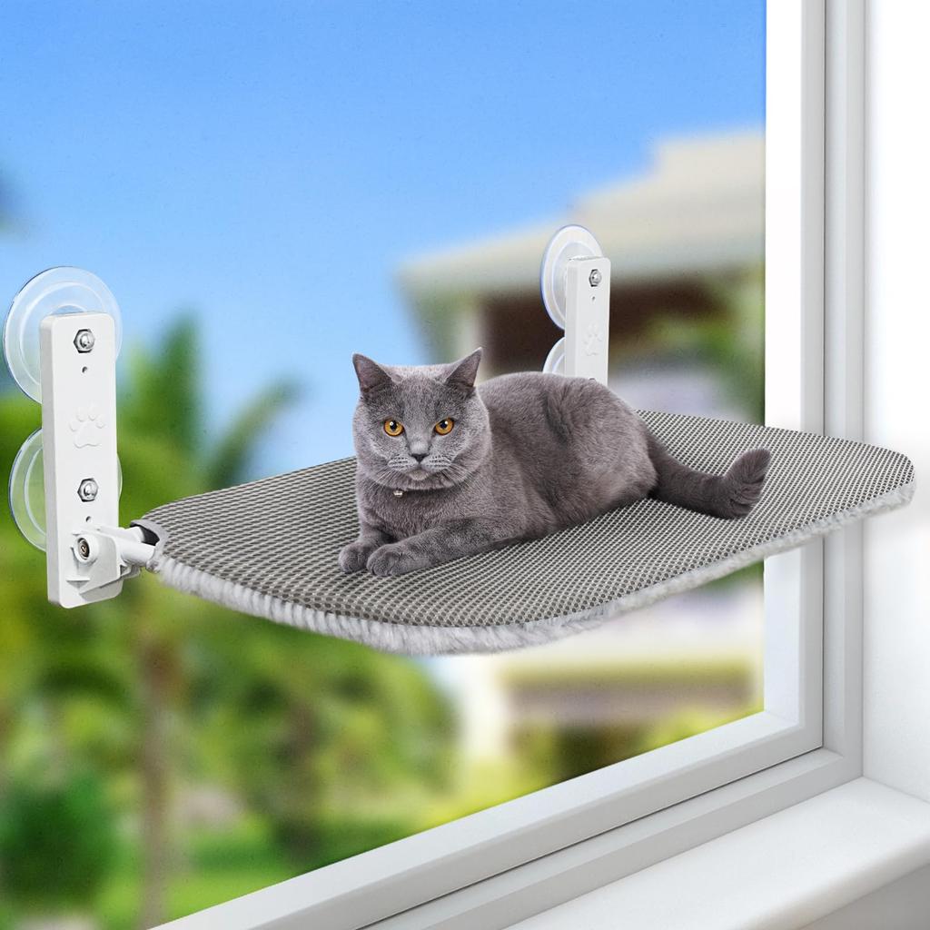 GUUSII HOME Cat Window Cat Cat Foldable Cat Hammock with Suction Cat Window Window Cat Window Suction Cup Pet Cat Cat Window Breathable Window Weight