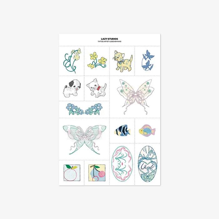 

Дневник тату-мастера 01 Временная наклейка-тату