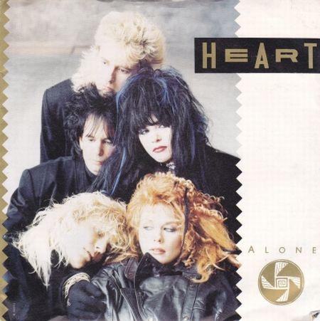 

7inch Record HEART - Alone CL448 Capitol Records 1987 UK Rock Used