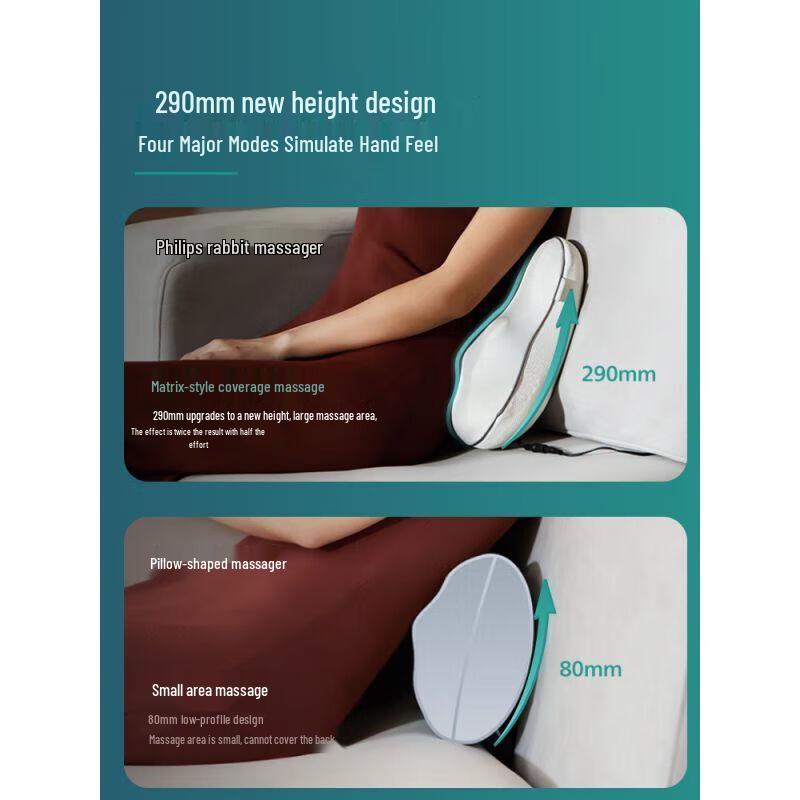 Philips Multi-Purpose Heated Massage Pillow CN plug (adapter included)