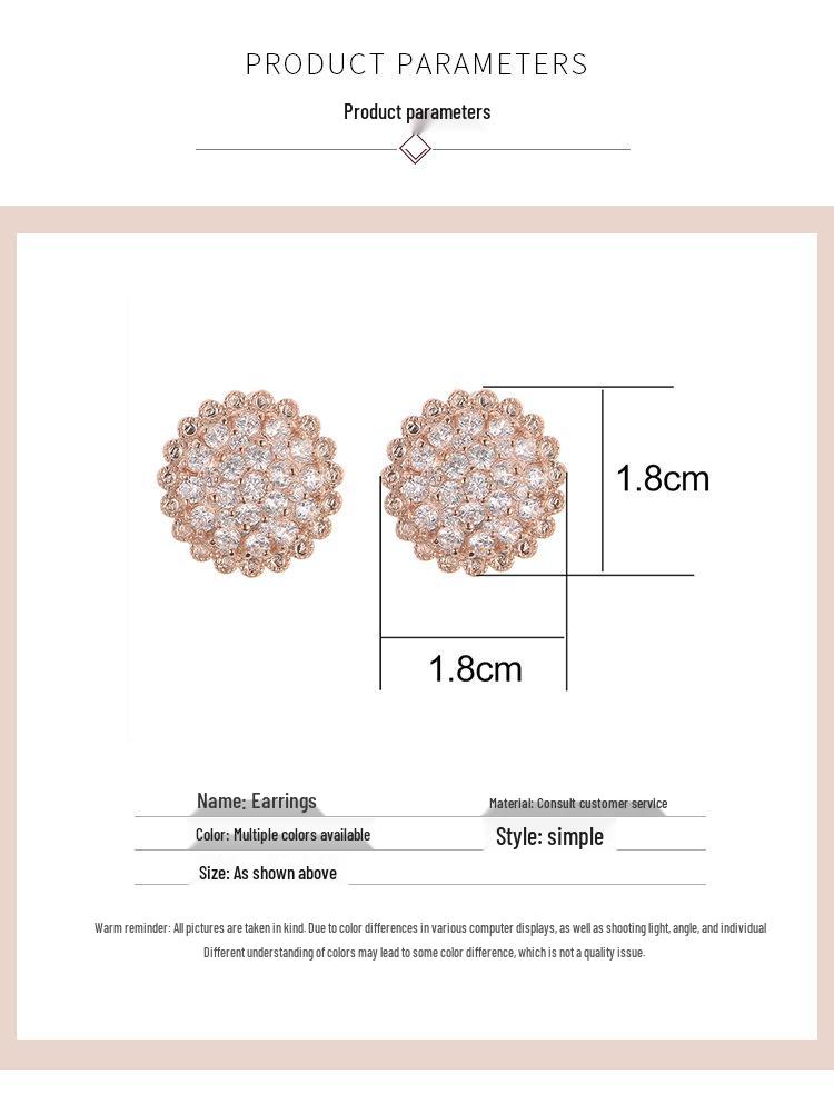 Florale Strass-Steckerohrringe: Elegantes, mädchenhaftes Modeaccessoire