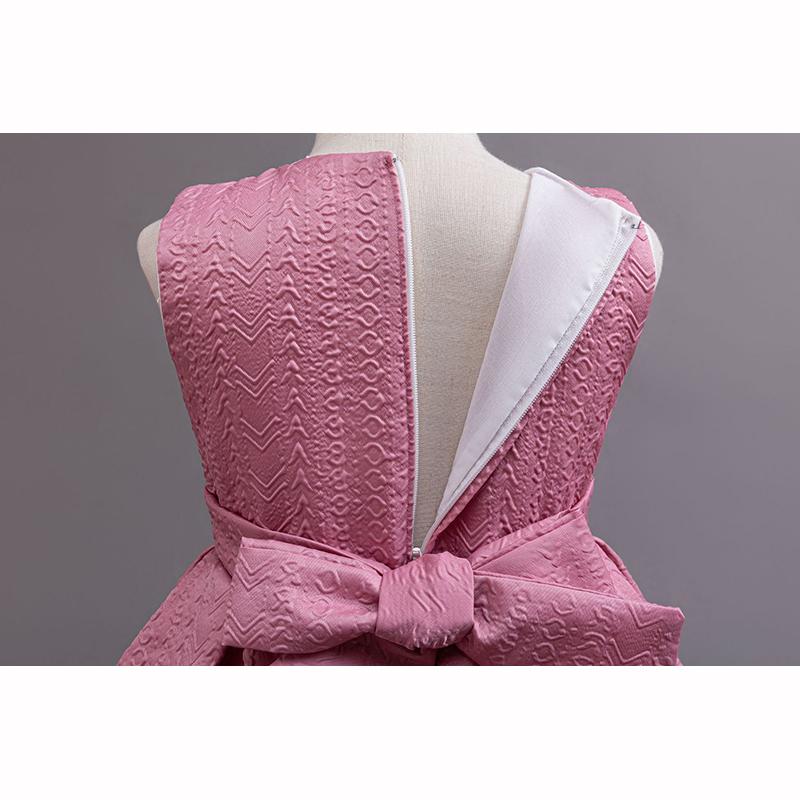 Autumn Winter Long Sleeve Girl Party Dress Elegant Lace Christmas Formal Gown Gift Bag Kids Children