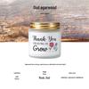 Custom Scented Frosted Cup Soy Wax Candle - Smokeless and Popular