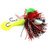HENGJIA 2.6oz Lead Head Jig Hooks Spinnerbait Soft Grub Lures Tackle Pack of 4