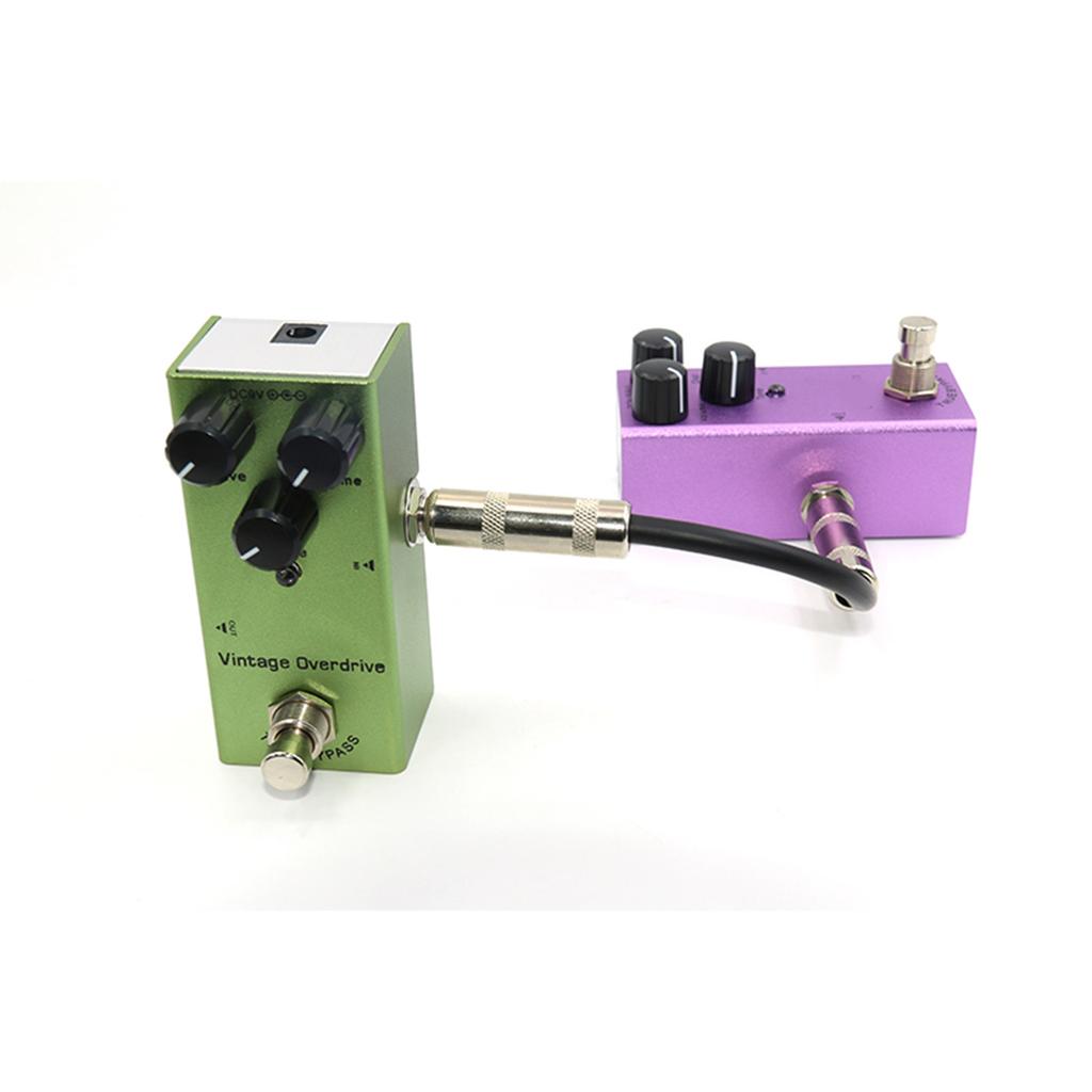 Low Noise Male to Male Guitar Effect Pedal Cables Guitar Patches Cable 6.35mm Right Straight Guitar Effects Pedal Cable
