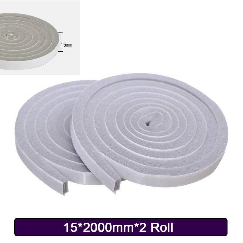 

Foam Sealing Strip Door Seam Sound Insulation And Windshield Dustproof Sponge Strip Window Seam Sealing Tapes For Household Gray
