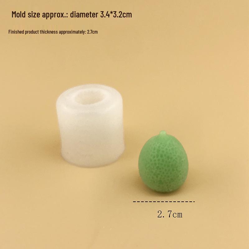 Mini silikonová forma na svírání nosu kaki pro DIY výrobu čokolády a pryskyřice