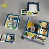 Non-Toxic 997Pcs Mini Garden Hotel Model Building Blocks City Street House Construction Micro Bricks Display Toys Children Adult