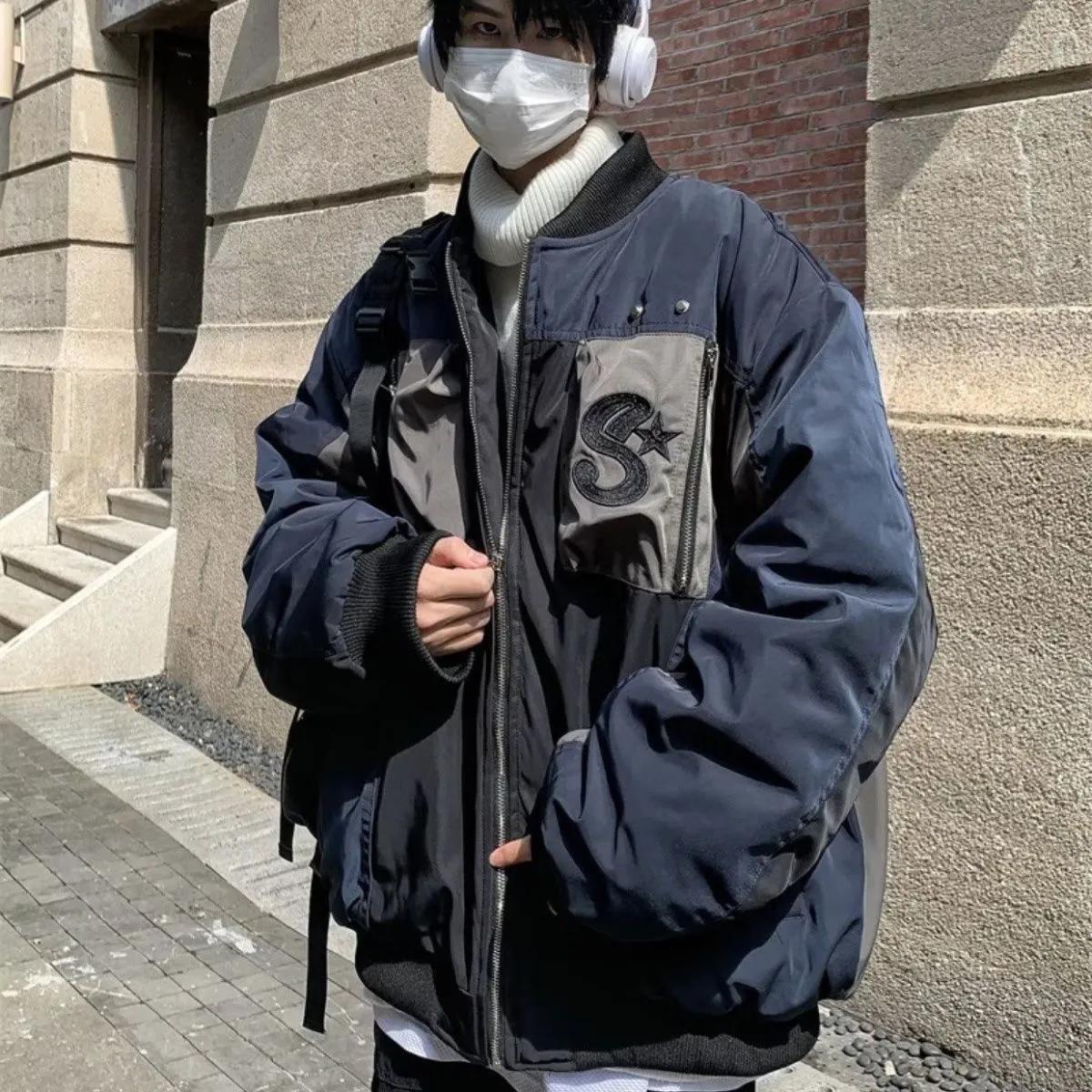 

Мужская красивая свободная бейсбольная форма с персонализированной уличной вышивкой XS темно-синий