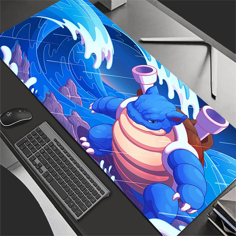 Mouse Pad Large PC Computer Gamer Kawaii HD Print Gaming Accessories Mousepad PPokemons Squirtle Keyboard Desk Mat Carpet Table