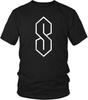 Geometric S Logo Black T-shirt