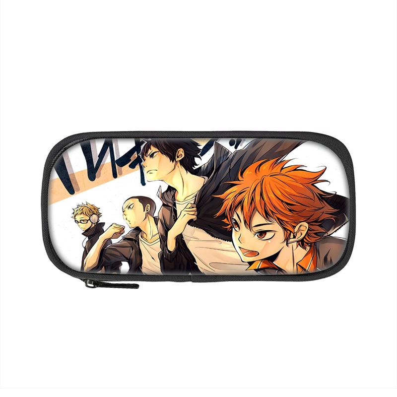 Haikyuu Pen Case Sunshine Youth Print New Large Capacity Student Boys and Girls Best Birthday Gift for School