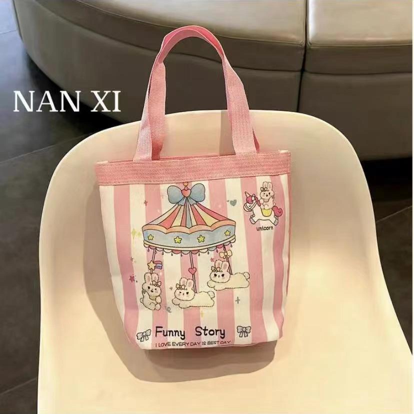 Cute Graffiti Bucket Bag for Women, Ins Style Cartoon Print Round Cylinder Handbag, Korean Fashion Shoulder Tote for Lunch and Daily Use