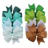 5pcs Baby Girls Colorful Headbands and Forked Tail Bow Thread Ribbon Hair Clips