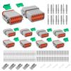 Gray, IP68 Waterproof DT Connector, 5-piece Set With Contact Kit, 16-20 Wire Gauge. Tool Accessories For Waterproof Connectors.