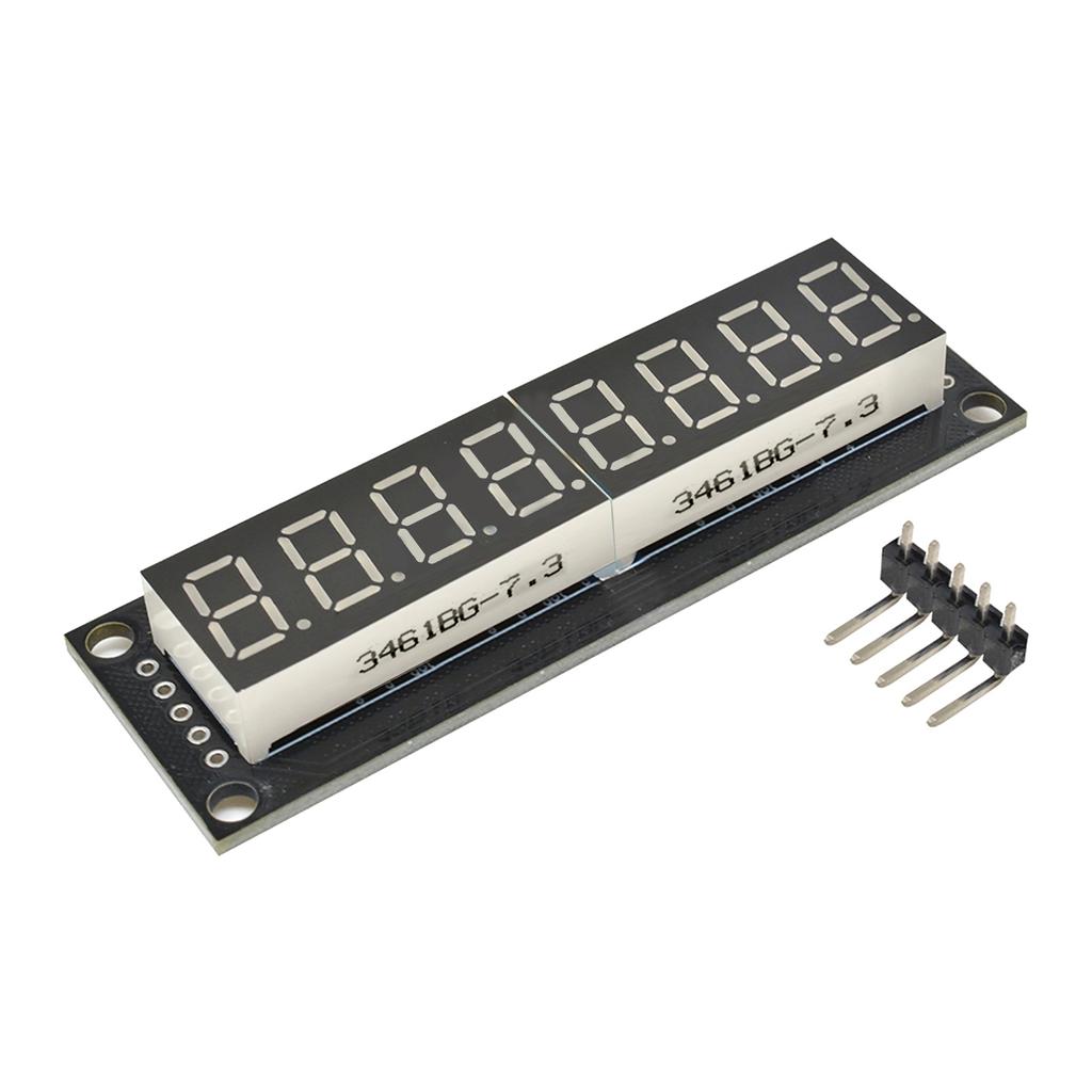 Digital Tube Display Module 8 Digit 7 Segment LED 5V 0.36in 74HC595 Yellow Display