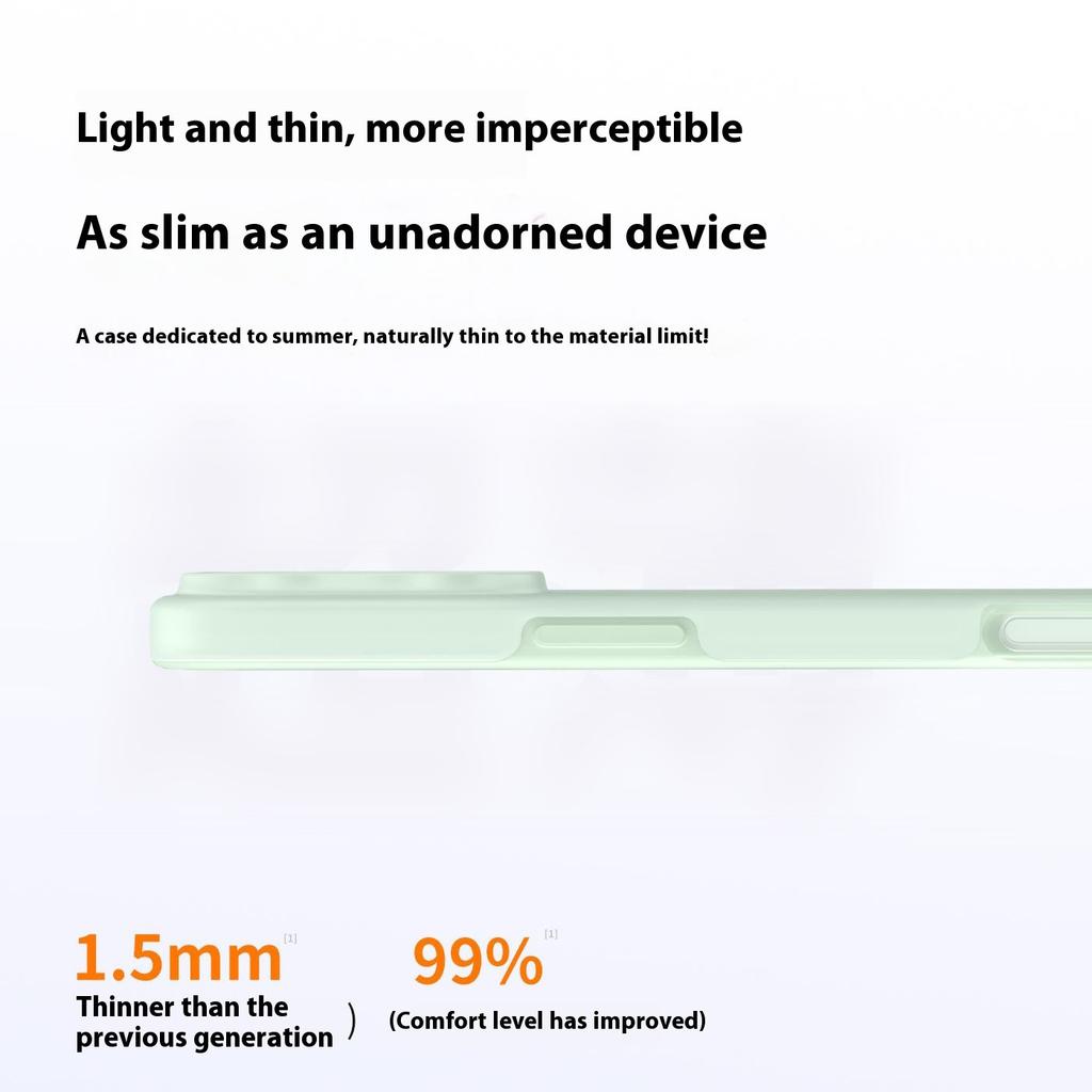 For iPhone 16 Pro Max Case Compatible with MagSafe Ice-Transparent Liquid Silicone+PC Phone Cover