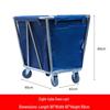 Langxi Stainless Steel Multi-function Linen & Cleaning Cart