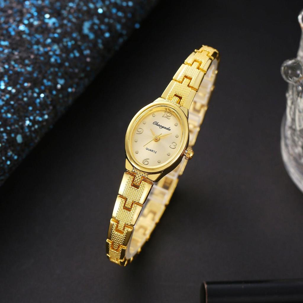 Oval Dial Women Quartz Watches Fashion Luxury Ladies Watch Stainless Steel Wristwatch Gift Dress Clock Reloj Mujer