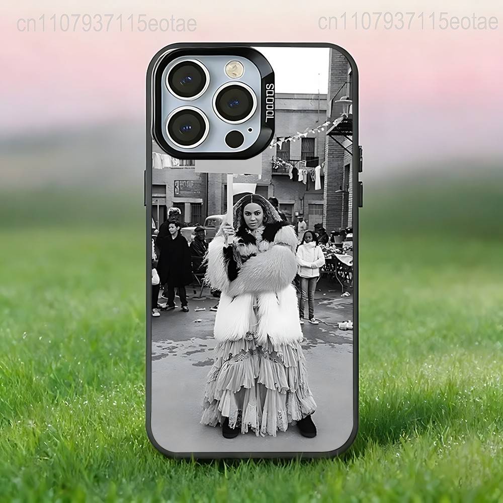 B-beyonce Cowboy Cool singer  Phone Case For iPhone 17,16,15,14,13,12,11,Pro,Max,Plus,E,Air,Mini Black IMD Cover