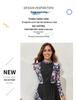 2025 European American Print Sun Protection Two-Piece Surf Swimsuit with Long Sleeve Skirt Style