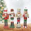 Delicate Nutcrackers Ornament 38cm Christmas Tabletop Display Decoration