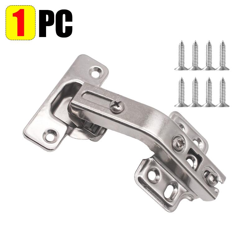 135° Stainless Steel Cabinet Hinges Soft Close Concealed Kitchen Cupboard Corner Hinges With Screws Replacement Hardware Kits