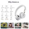HiFi Stereo Wireless Bluetooth Headphones Music Sport Gamer Headsets for Laptops Noise Reduction Earphones In Mic Support TF/FM