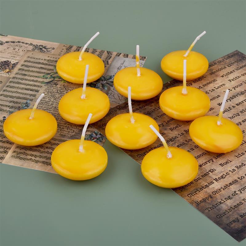 

10 штук/упаковка Плавающие свечи Праздничные принадлежности Свечи для запуска Загадывающие свечи Воск Свадебный реквизит