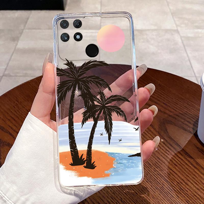 

Casing For Realme Narzo 50A Case RMX3430 Aesthetic Cute Cat Cartoon Fashion Soft Silicone Transparent TPU Phone Case Back Cover realme Narzo 50A