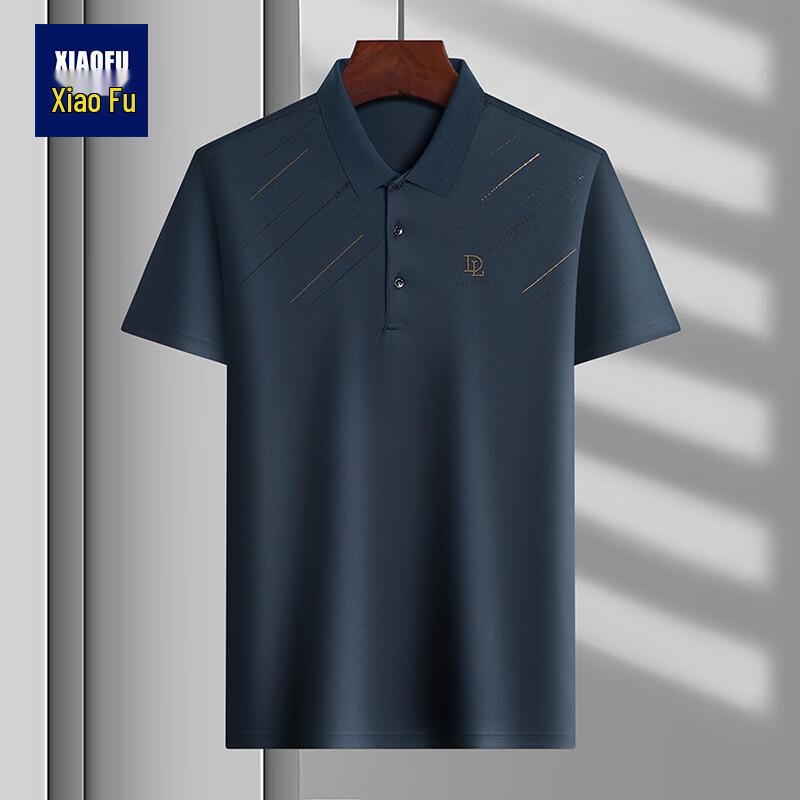 Xiaofu Men s Spring/Summer Short Sleeve Lapel Shirt 58