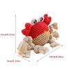 Puppy Toy Cute Plush Dog Chew Toy Boring  Hard Rope Toy Puppy Pet