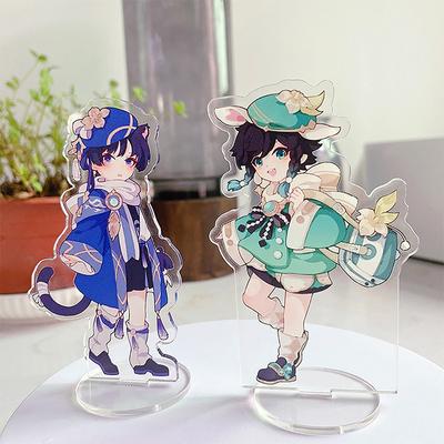 Stang For Game Genshin Impact  Stand Plate Anime Cartoon Cosplay Figure Character Acrylic Prop