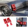 2X Aluminum Alloy Hood Latch Locking Catch Buckle For Jeep Wrangler JL JT 2018+