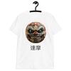 Unisex Japanese Daruma Doll Blue Face Red Hair Band T-Shirt