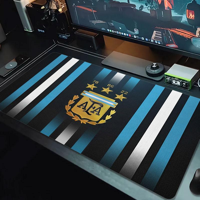 Tappetino Mouse Grande Dimensione Messi Cuscino Grande per Tavolo da Gioco Antiscivolo Laptop Tablet Mousepad Grande Tappetino XXL Mini PC Playmat Con Bordo Bloccato