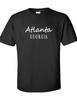 Atlanta Georgia T-Shirt ATL GA Hip Hop A-Town Urban Swag Black Cotton Tee Shirt