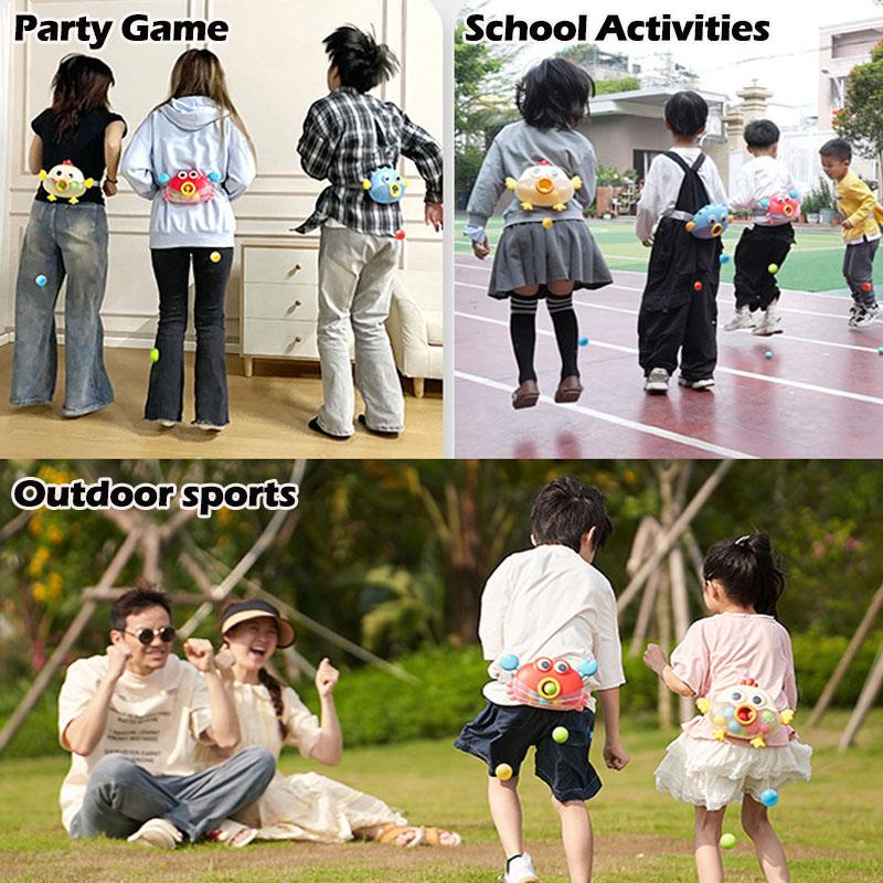 Kids Sport Toys Shaking Ball Outdoor Kids Funny Physical Training Shake Chick Eggs Game Interaction Sensory Child Outdoor Toy
