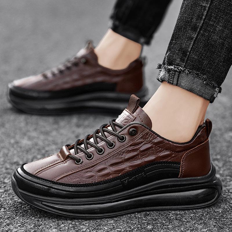 Handgefertigte Lässige Leder Herrenschuhe Atmungsaktive Sneaker Fahrschuhe Loafer Schuhe Herren Heißer Verkauf Mokassins Laufschuhe