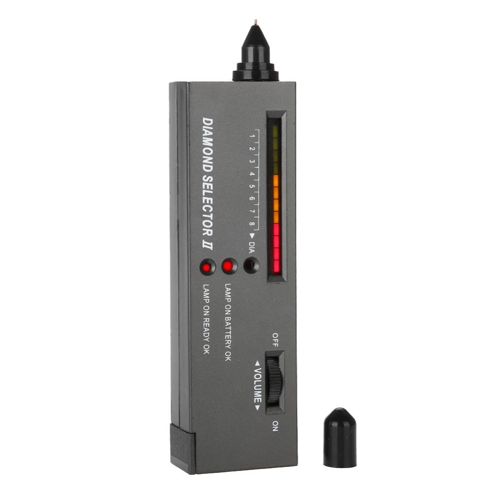 Plastic Portable LED Diamond Tester LED Indicator Moissanite Tester  For Novice and Expert
