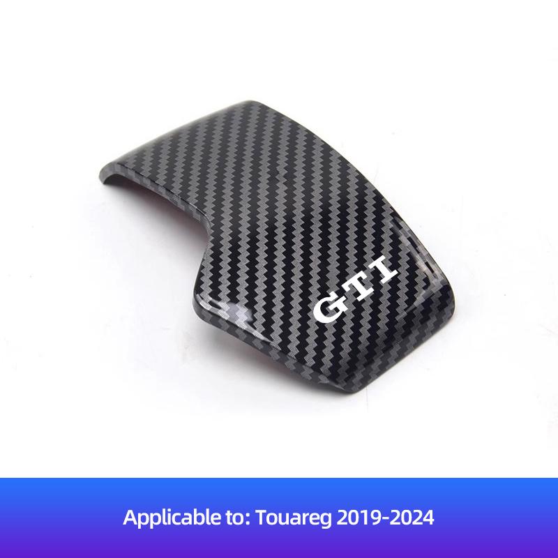 Valve Stems Caps VW Car Shift Stick Cover Carbon Fibre Sports Gear Lever Cap For Volkswagen Polo Golf GTI CC Tiguan Arteon Passa zd7