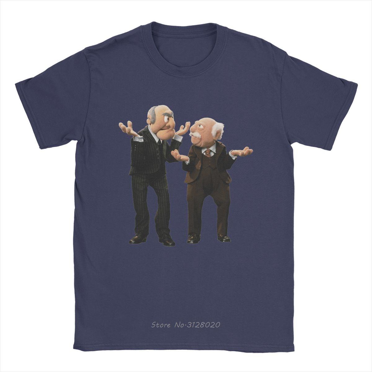 

Statler And Waldorf Mens T Shirt Awesome T Shirt Summer Casual Short Sleeve O Neck TShirt Pure Cotton Party Clothes Tees Tops S