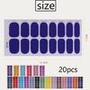 Nail Sticker Waterproof Gels Nail Strips Nail Polish Stickers Manicures Sticker