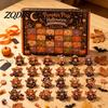Halloween Countdown Ritual Adventskalender 2026, 24 Tage mit Mini-Figuren, Überraschungs-Sammler-Feen-Spielzeug-Set für Kinder Erwachsene, Partygeschenke Tischdekoration