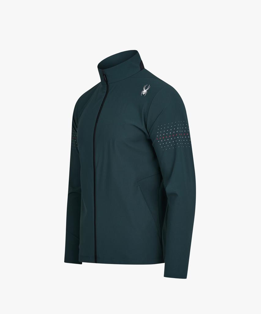 Spyder Men'S Pro Web Cool Cooling Tricot Training Zip-Up Spkmcnft204Mdgn