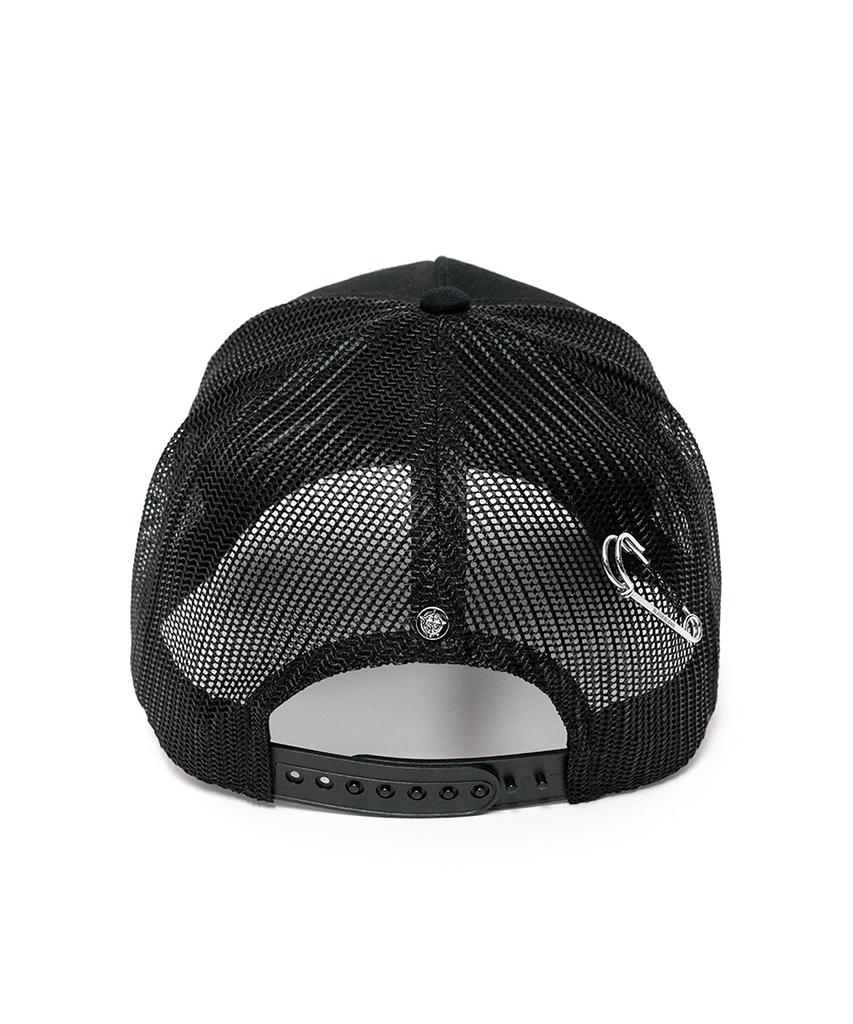 BLACKBLOND Vividi Graffiti Logo Trucker Mesh Cap (Black)